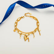 Linked Heart Bracelet