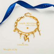 Linked Heart Bracelet