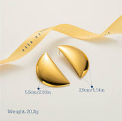 Split Moon Earrings