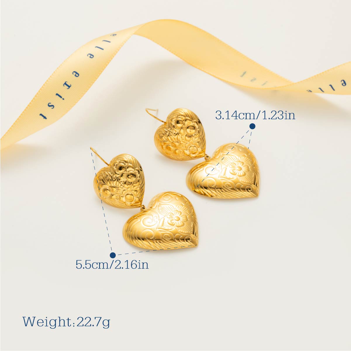 Ornate Heart Drops