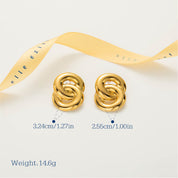 Interlocking Knot Earrings