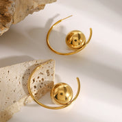 Orb Hoop Earrings - stop production