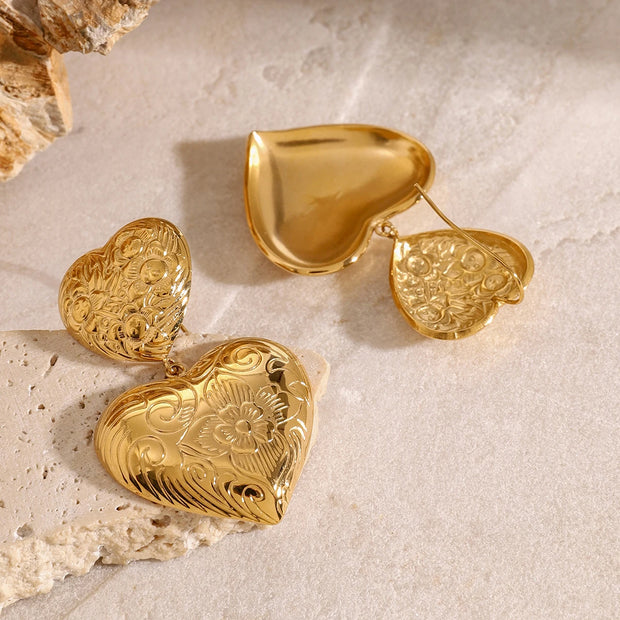 Ornate Heart Drops