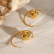 Orb Hoop Earrings - stop production