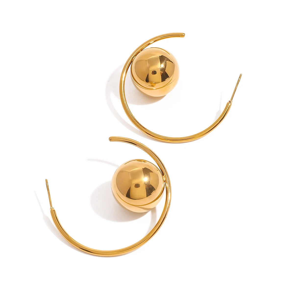 Orb Hoop Earrings - stop production