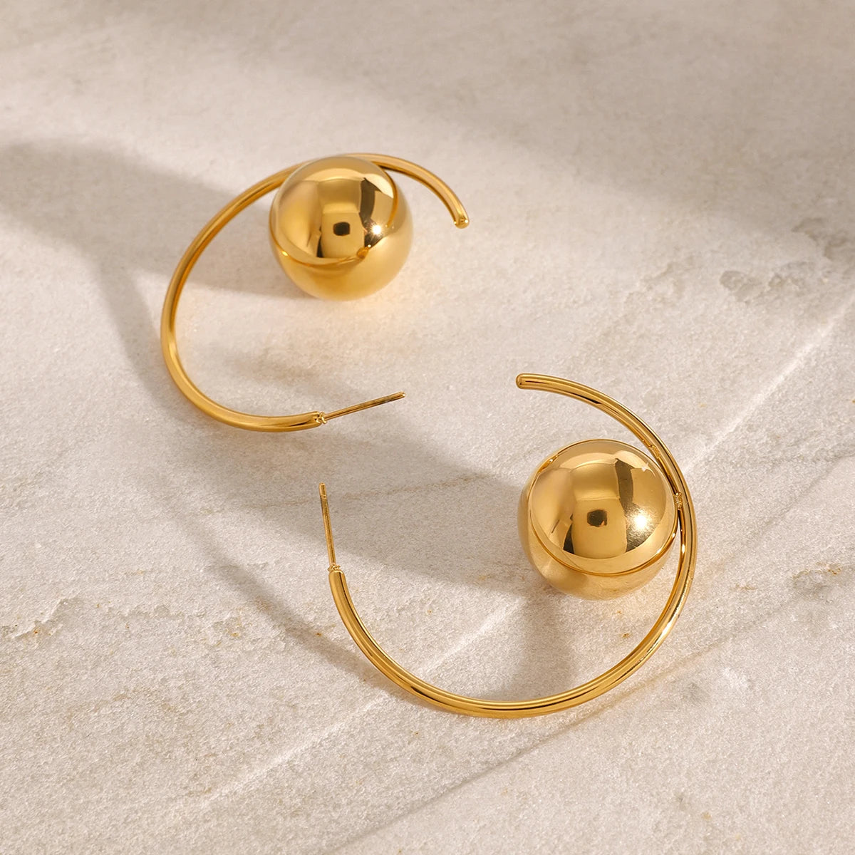 Orb Hoop Earrings - stop production